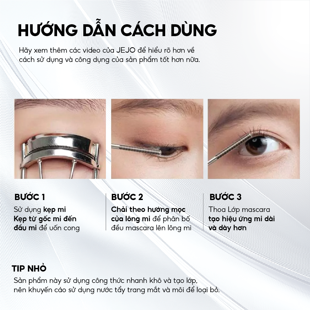 JEJO LIGHTSOME STYLING MASCARA